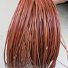 Cesta colgante mimbre imitación mimbre PE mimbre plástico tejido hilo de mimbre herramientas DIY hecho a mano material de reparación de corteza de ratán silla de mimbre