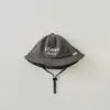 Sombrero de Bebé Yipan Otoño e Invierno Nuevo Letra Oay Pana Sombrero de Pescador Unisex a Prueba de Viento y Cálido
