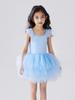 Vestido de Ballet Ropa de Danza para Niñas Ropa de Hoja Vestido de Malla Ropa de Gimnasia Vestido de Entrenamiento para Niños