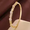 Pulsera de circonia transfronteriza, moderna y versátil, con un diseño de moda, minimalista y lujoso, un accesorio de nicho y de alta gama para mujer, directamente del fabricante