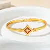 Pulseira de Cobre com Microincrustação de Zircônia Cruzada Mais Vendida para Mulheres Exquisite Brilhante Design de Nicho Acessórios para Pulseiras Fabricante Atacado em Estoque