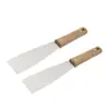 Faca de Mistura de Tinta de Aço Inoxidável, Faca de Mistura de Óleo, Faca de Mistura de Tinta, Espátula, Raspador, Faca de Mistura com Espátula de Limpeza Elástica