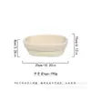 Cesta de Fermentación de Pan Estilo Europeo Redonda Ovalada Herramienta de Fermentación de Masa Cesta de Fermentación de Ratán Juego de Cestas para Hornear