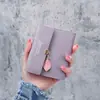 Nueva Cartera para Mujer Corta Estilo Coreano Cartera Pequeña para Estudiante Femenina Plegable Multifunción Gran Capacidad Billetera para Monedas Portatarjetas