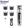 KEMEI cabeça de óleo Clipper KM-2261 LCD digital USB de alta potência cortador de cabelo elétrico cortador elétrico