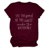 Ve lo Bueno Sé el Amazon Ebay Sitio Independiente Camiseta Casual y Cómoda para Mujer de Cuello Redondo y Manga Corta