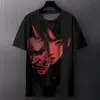 Camiseta de Manga Corta con Cuello Redondo para Hombre de Comercio Exterior Más Vendida Nueva en Amazon Estampado Digital Japonés Creativo de Anime