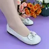 Zapatos Planos Nuevos de Lazo para Mujer de Primavera y Otoño, Piel Suave, Suela Suave, Sin Cordones, Zapatos Casuales Cómodos, Tallas 35-41