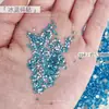 Acessórios para Unhas Artísticas de Diamante Redondo Pequeno Azul Gelo, Item Quente de Celebridade da Internet, Lágrimas de Sereia Super Brilhantes, Efeito Iluminador, Strass para Unhas de Fundo Plano Grandes e Pequenos