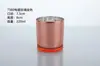 Tazas de Vidrio Esmerilado para Velas en Varios Tamaños Disponibles para Decoración del Hogar, Portavelas Transparentes DIY para Velas Aromáticas