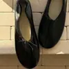 Versión de piel de oveja ~ Zapatos planos para mujer, ligeros, versátiles, de punta redonda, piel suave, con lazo, slip-on, cómodos y no cansan, tipo zapato de abuela