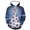 Sudadera de Explosiones de Amazon Transfronteriza para Mujer Disfraz Navideño Estampado de Dibujos Animados Festivo Sudadera con Capucha para Hombre