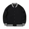 Cárdigan de Punto de Alta Calidad Transfronterizo para Otoño e Invierno Ropa de Trabajo Corporativa Personalizada Chaqueta de Béisbol de Marca de Moda para Hombre