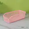 Cesta de armazenamento oca para lanches e miudezas, organizador de mesa, cesta de armazenamento de brinquedos para casa, caixa plástica de armazenamento para armário