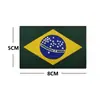 Adesivos Coloridos 2D para Mala com Bandeiras, Adesivos de Bandeiras Multicor do Chile, Brasil, Canadá e Outros Países, Adesivos de Emblema de Resina