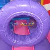 Castelo Inflável com Escorregador e Trampolim Tema Doce, Fábrica de Comércio Exterior, Cama Elástica Inflável para Exterior, Equipamento de Diversão, Castelo Inflável Infantil