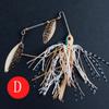 Venta al por mayor del fabricante Señuelo Cebo Bigotes Hombre Cebo Falso 13g 17g Spinnerbait Giratorio Pez Falso Spinnerbait Compuesto Equipo de Pesca