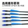 Flechas de Tiro con Arco Transfronterizas Flechas de Fibra de Vidrio de 6 mm para Práctica de Tiro con Arco Arco Recurvo Arco Recto Flechas de Práctica Venta al por Mayor