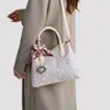 Bolsa Feminina de Brocado Zhuang de Guangxi Patrimônio Cultural Imaterial Grande Capacidade Bolsa para Mãe 2026 Novo Modelo Bolsa de Ombro Único Transversal de Mão