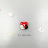 Serie Gato Kt Negro y Rojo Accesorios de Resina Funda para Teléfono Imán para Refrigerador Materiales para Accesorios de Llavero Colgante para Llavero En Stock
