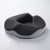 Almofada Hemorroidária de Espuma de Memória, Almofada de Assento para Escritório, Respirável para Longos Períodos Sentado, Almofada de Cadeira de Verão, Suporte para Quadril e Cóccix, Espessada
