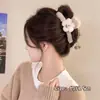 Nuevo Pasador de Pelo de Felpa 2025 para Mujer, Gama Alta, Exquisito, Gran Volumen de Cabello, Pinza de Tiburón, Pasador Versátil, Tocado, Accesorios para el Cabello