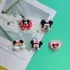 Corazón Creativo Forma Mickey Dibujo Animado Hecho a Mano DIY Pegamento de Crema Resina Accesorios Piezas Pequeñas Joyería Pasador Material Paquete Wholesale