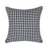 Funda de almohada de pata de gallo al por mayor para sala de estar, sofá, soporte lumbar, tatami, dormitorio, cojín de cabecera, funda de almohada a cuadros