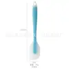 Espátula de Silicona Semi-Transparente Engrosada Todo en Uno, Resistente a Altas Temperaturas Cuchillo para Untar Pasteles, Herramienta para Hornear