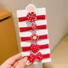Cuerda para el pelo Roja de Año Nuevo Ankora para Niños Niñas Lazo para el Pelo Lindo Goma Elástica Lazo para el Pelo Cuerda para el Pelo de Niñas Diadema