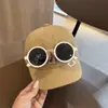 Boné de Baseball Estilo Primavera e Outono para Bebês Meninos e Meninas, Chapéu com Aba Curta para Protetor Solar para Recém-Nascidos e Crianças Pequenas, Estilo Coreano