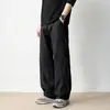 Pantalones 2025 Casual Americano Rectos de Pierna Ancha Marca de Moda Pantalones Cargo Hombre Primavera y Otoño Caída Nuevo Largo Algodón Puro Versátil