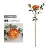 Hogar hermoso Chen simulación de diseño flores falsas 3 rosas griegas simulación individual rosa americana retro borde tostado ramo de rosas