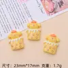 Juguete de Mini Pastel de Animales Dibujos Animados Hecho a Mano DIY Lindo Pegamento de Crema Accesorios para Pasadores Kit de Material de Resina