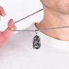 Fabricante de joyería de fundición de acero inoxidable Guanyin creencia colgante collar de acero de titanio oración hombres y mujeres collar colgante