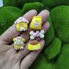 Set de Cachorros de Animales de Dibujos Animados Hueso Comida para Perro Caseta para Perro DIY Accesorios de Resina Pegamento Crema Funda para Teléfono Adorno para la Cabeza Horquilla