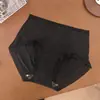 A9661 100% Seda Refuerzo Hielo Seda Calzones para Mujer Suaves Sedosos Secado Rápido Pantalones Máscara Entrepierna Extendida 10A E022
