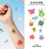 Adesivo de Tatuagem com Desenho Animado Fofo Duradouro à Prova d'Água Fofo Curativo Adesivos para Atividade Dia das Crianças 1º de Junho Performance de Palco
