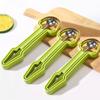 Boleador de Frutas Três-Em-Um Aço Inoxidável Colher de Bolas de Melancia Faca para Esculpir Frutas Conjunto de Ferramentas para Frutas