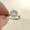 Anillo Giratorio de Plata Tailandesa para la Ansiedad Anillo para el Dedo Índice Multi-Círculo Cuentas de Transferencia Auspicioso Transferencia Moda Coreana Regalo para Novia