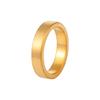Anillo de acero de titanio con trefilado circular liso, estilo chino antiguo, con diseño de nicho de herencia, personalizado para mujer