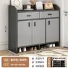 Zapatero y mueble de almacenamiento integrados en la pared, para la entrada del hogar, nuevo modelo 2026 mueble de recibidor, zapatero para pasillo y recibidor fuera de la puerta