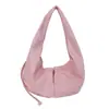 Bolso de Hombro Grande de Cuero Suave Estilo Retro para Mujer 2026 Primavera Nuevo Estilo Relajado Minimalista Casual Bolso de Axila Tipo Dumpling