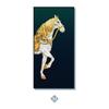 Entrada Simples Moderna Pintura Decorativa Cavalo para o Sucesso Corredor Corredor Entrada Murais Luz Estilo Luxo Diamante-incrustado Cristal Porcelana Pintura Suspensa