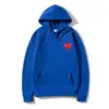 Sudadera de Corazón de Melocotón de Pareja de Moda Transfronteriza Marca de Moda Popular Chaqueta de Forro Polar Otoño e Invierno Sudadera con Capucha de Corazón para Hombre Oversize