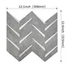 Mosaico de Mármore Simples Imitação Pedra Flor Azulejos Decorativos Retro Adesivos de Piso Cozinha à Prova d'Água e Óleo Autoadesivo