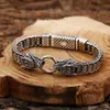 Pulsera tejida a mano Yuhong Grifo Doble Grueso Tendencia para Hombres Retro Vintage Joyería Desgastada Venta Directa de Fábrica