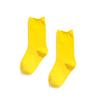 Towhale Calcetines para Niños Tubo Largo Color Caramelo Calcetines Apilados Niñas Color Sólido Lindo Estilo Princesa Calcetines de Algodón para Estudiantes