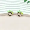 Acessórios de Resina de Panda Desenho Animado Fofo Cola de Creme Capa de Celular Caixa de Armazenamento Decoração de Brinquedo Materiais Atacado