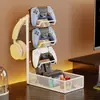 Soporte para Auriculares Colgador Multifuncional Cafetería Estante de Almacenamiento para Auriculares de Videojuegos Organizador de Escritorio Estante de Almacenamiento